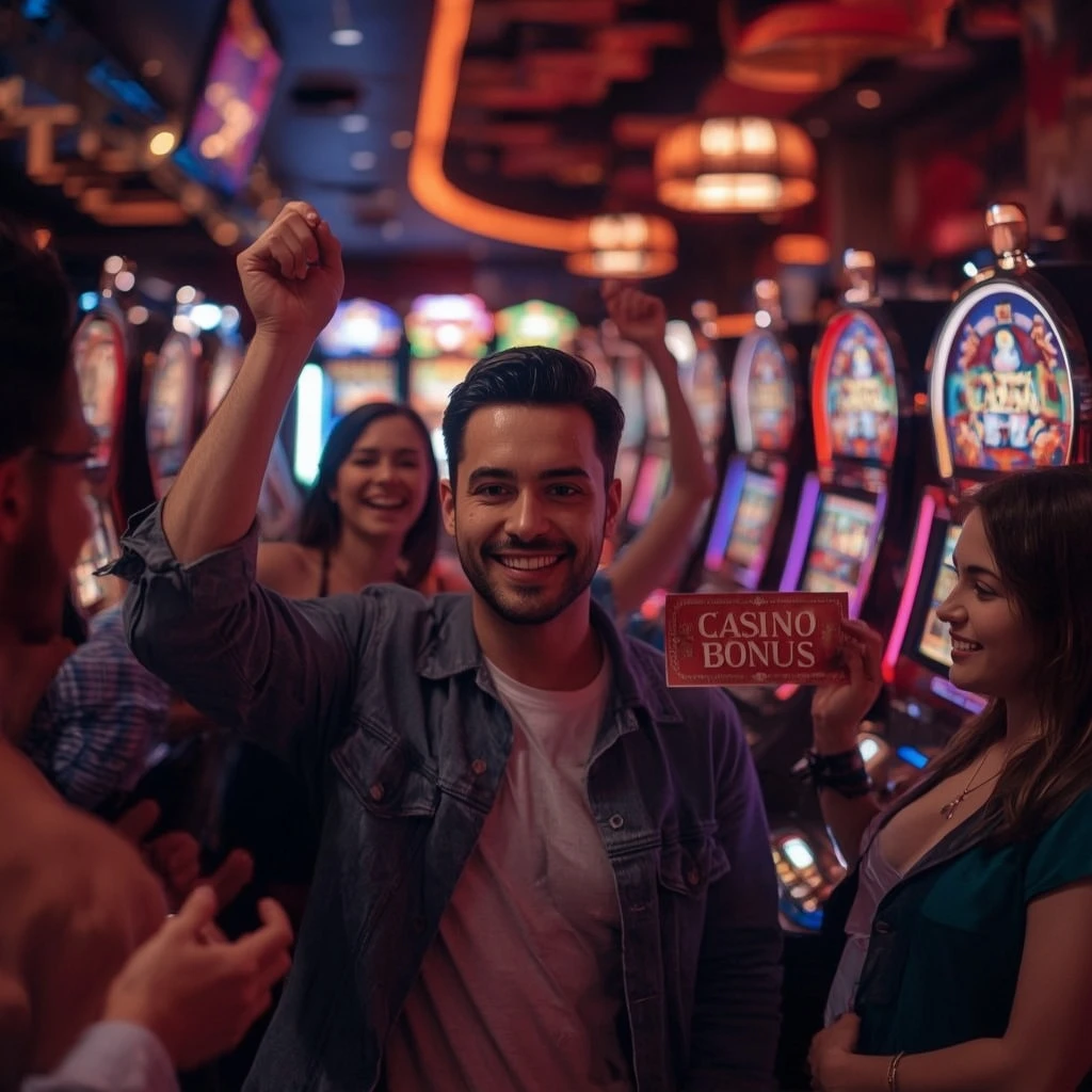 une personne tenant un bonus DrippyBet Casino