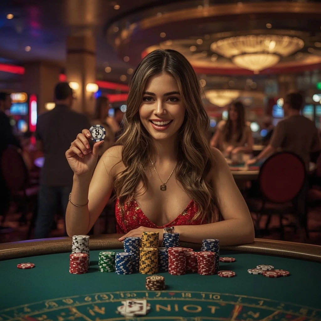 bonus dans les mains d'un homme au casino DrippyBet Casino
