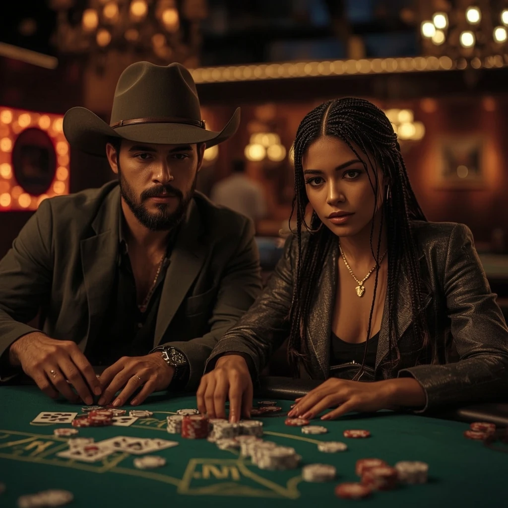 photo de deux joueurs de poker DrippyBet Casino